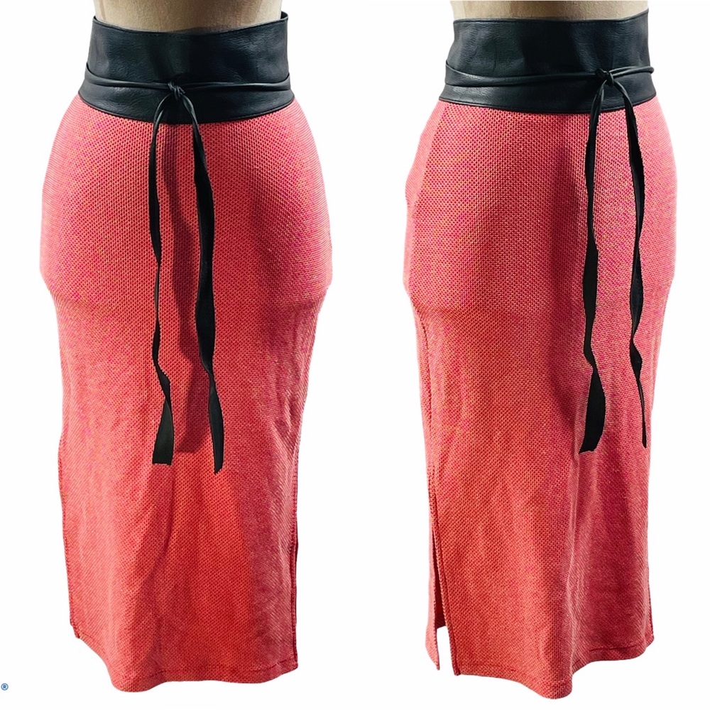 MIdi Side Slit Skirt